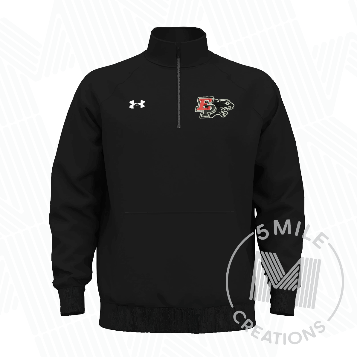E-P Embroidered Under Armour Rival Fleece 1/4 Zip