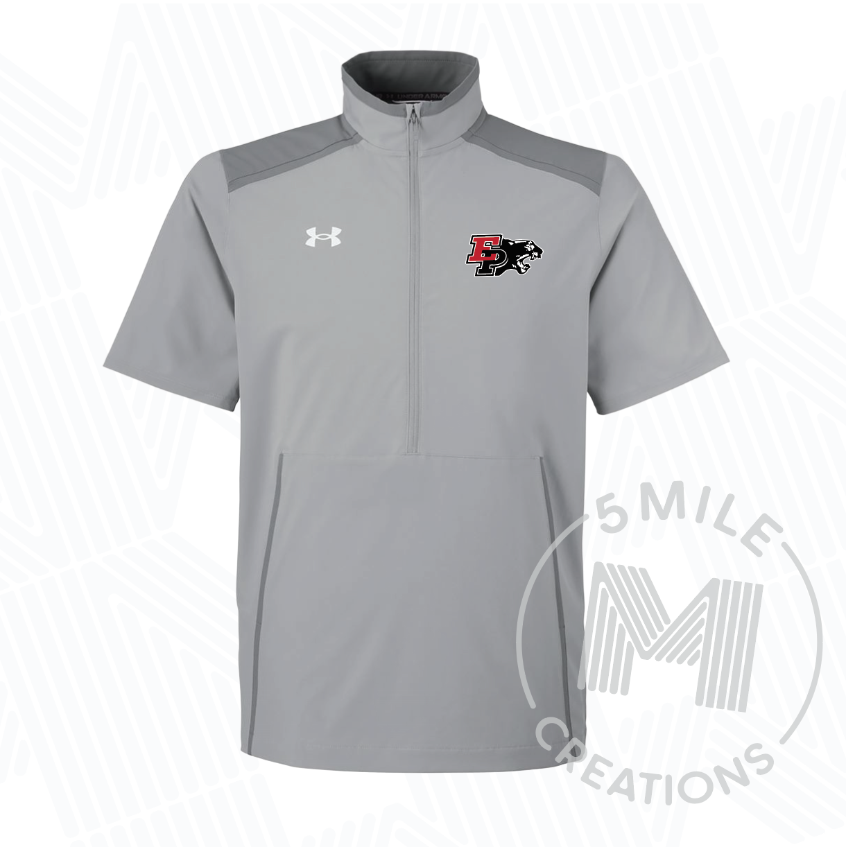 E-P Short Sleeve 1/2 Zip Pullover