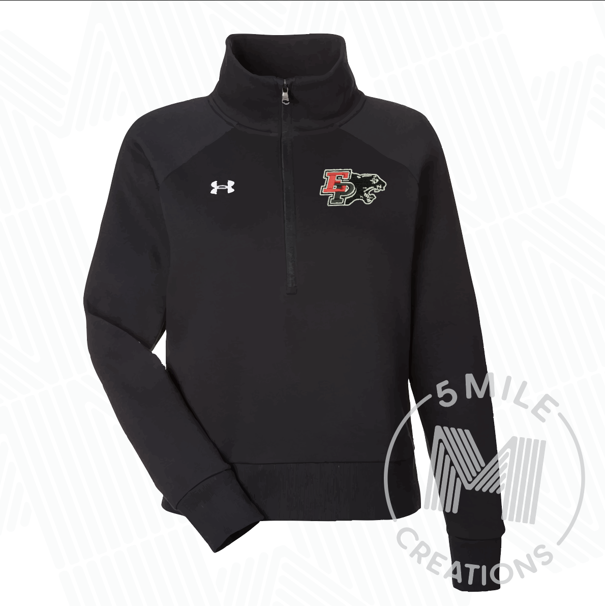 E-P Embroidered Under Armour Rival Fleece 1/4 Zip