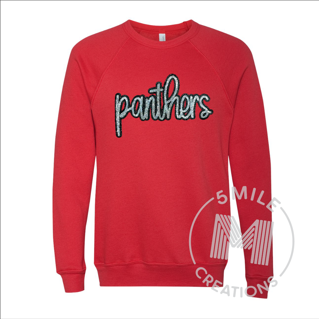Sequin Panthers Sweatshirt