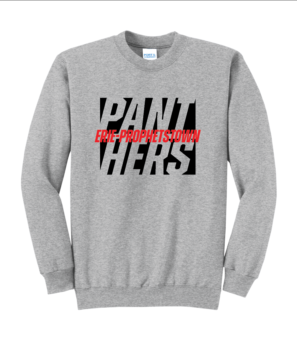 E-P Block Letters Port & Co Shirt