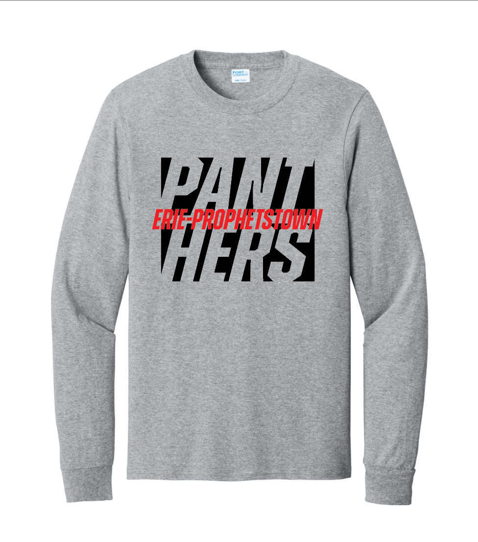 E-P Block Letters Port & Co Shirt