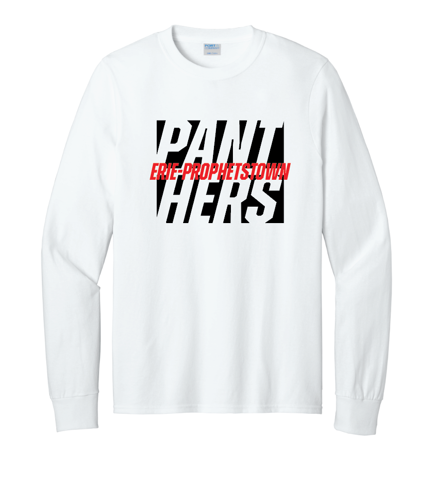 E-P Block Letters Port & Co Shirt