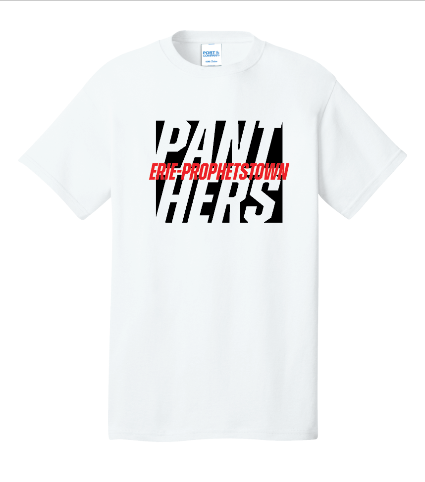 E-P Block Letters Port & Co Shirt