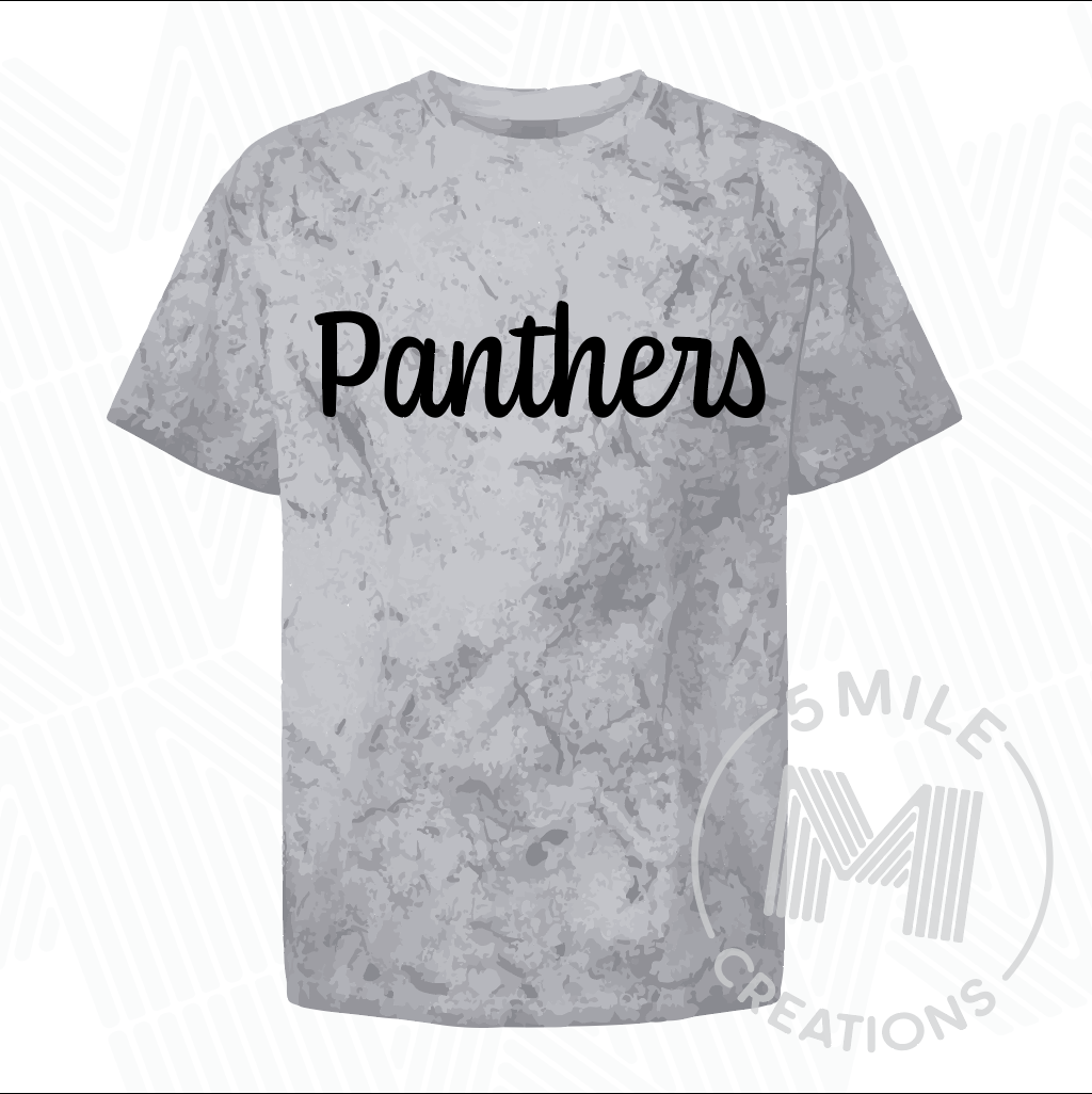 Cursive Panthers T-shirt
