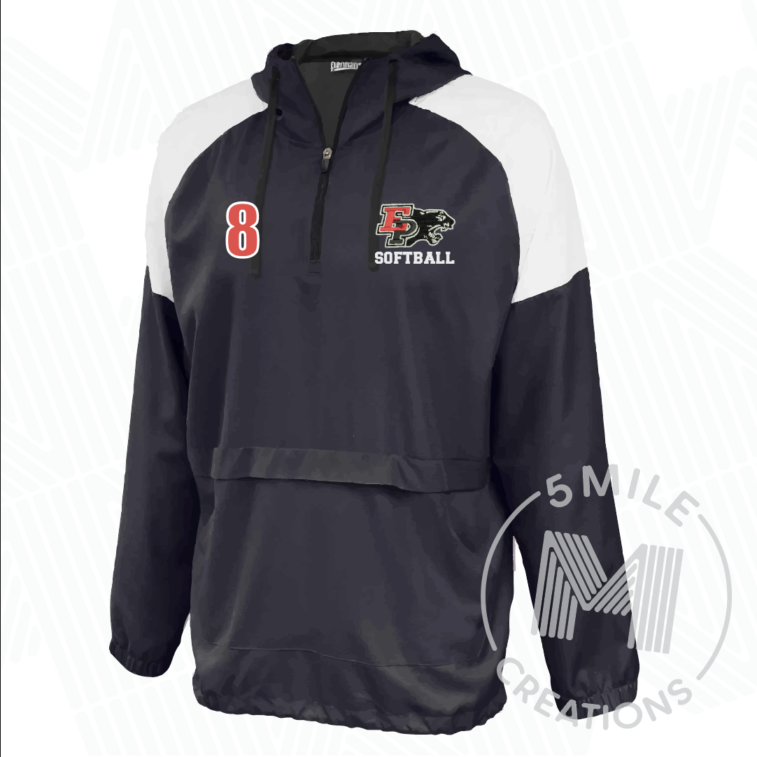 SOFTBALL Pennant Attack Anorak Lightweight Jacket