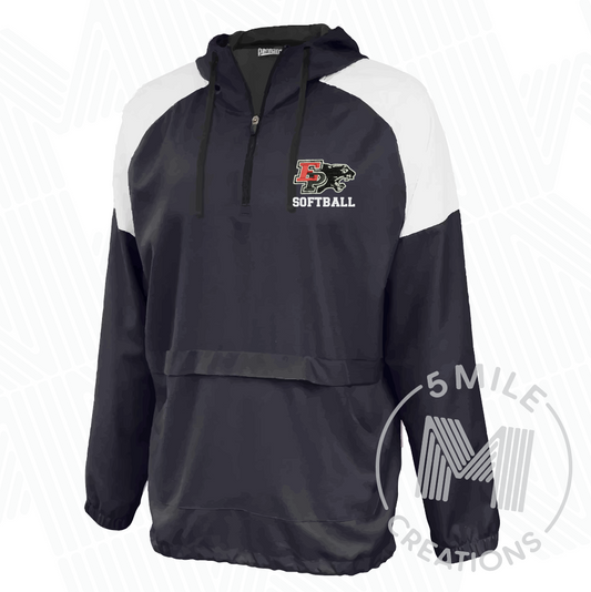 SOFTBALL Pennant Attack Anorak Lightweight Jacket