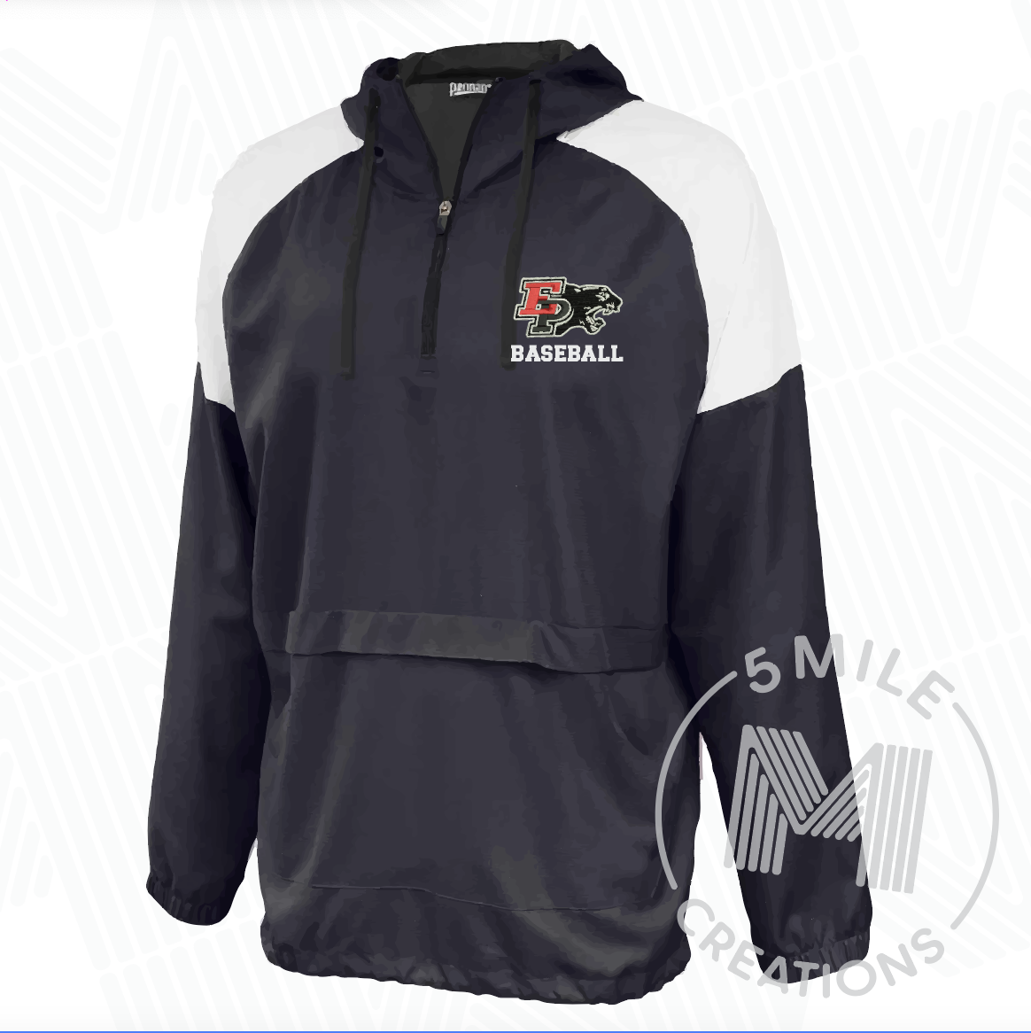 BASEBALL Pennant Attack Anorak Lightweight Jacket