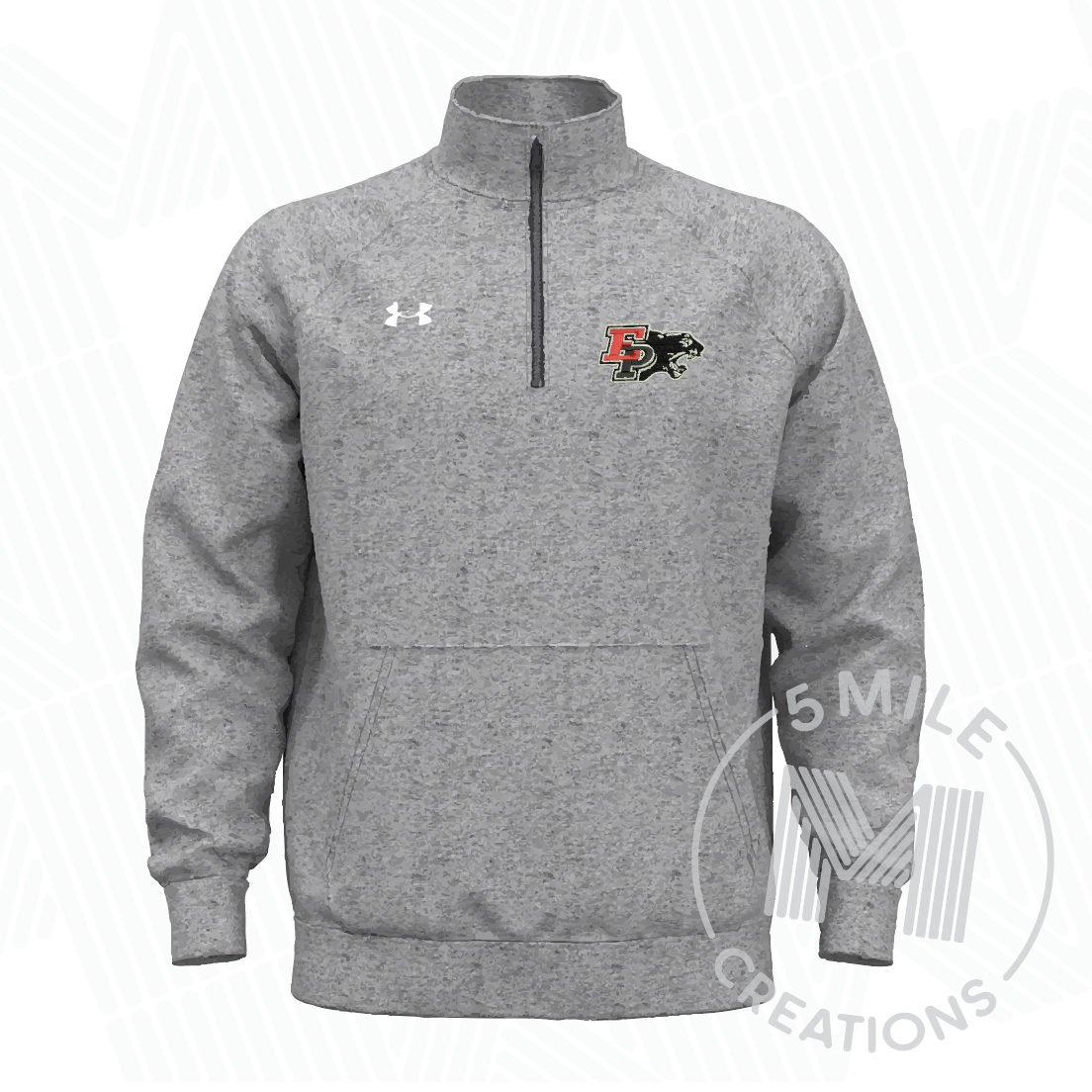 E-P Embroidered Under Armour Rival Fleece 1/4 Zip