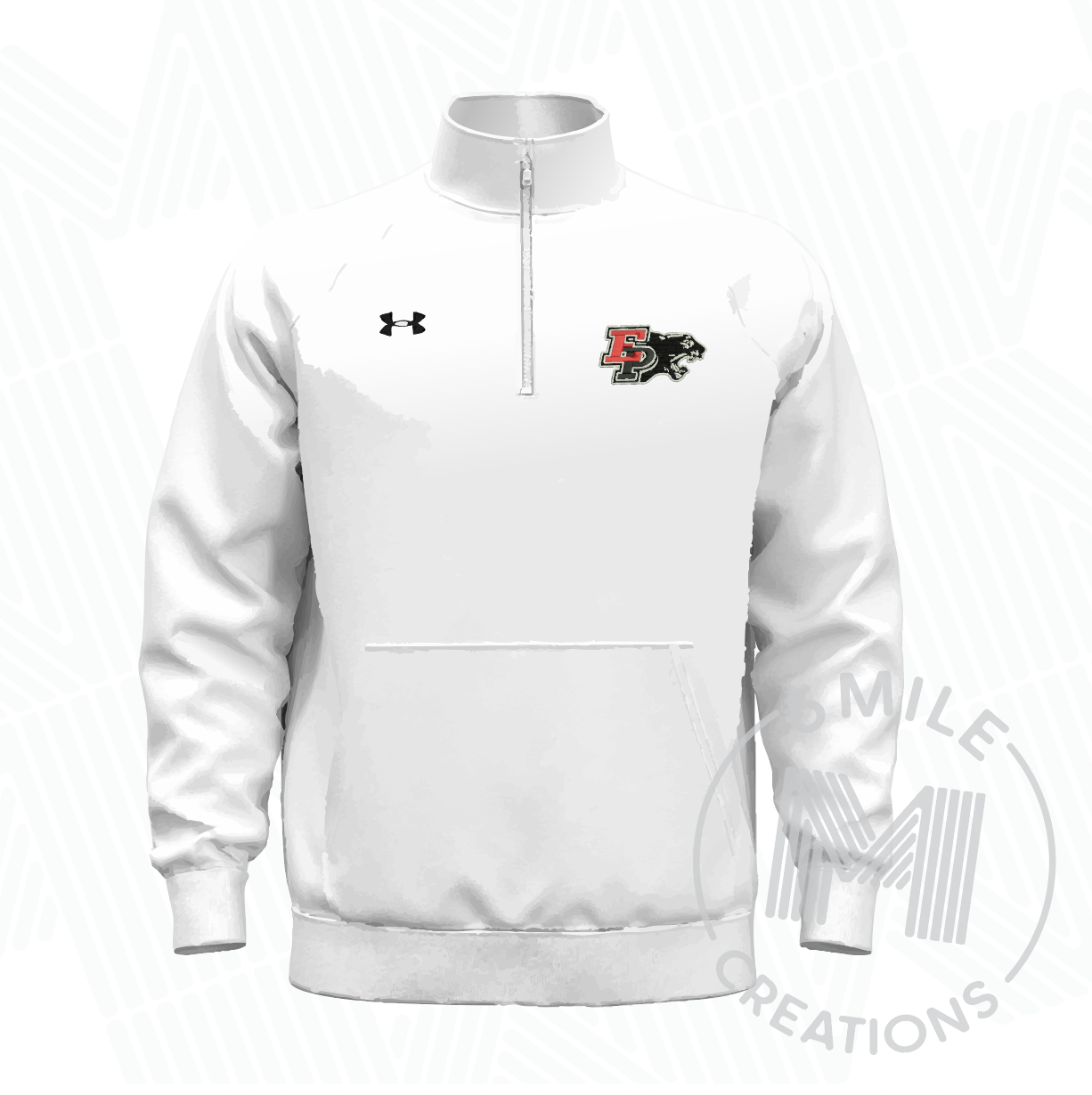 E-P Embroidered Under Armour Rival Fleece 1/4 Zip