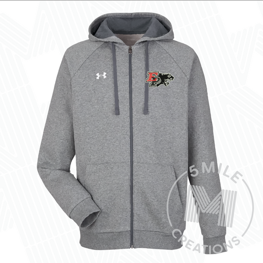 E-P Embroidered Under Armour Rival Fleece Full Zip